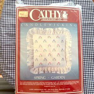 Floral Needlecraft Pillow Kit